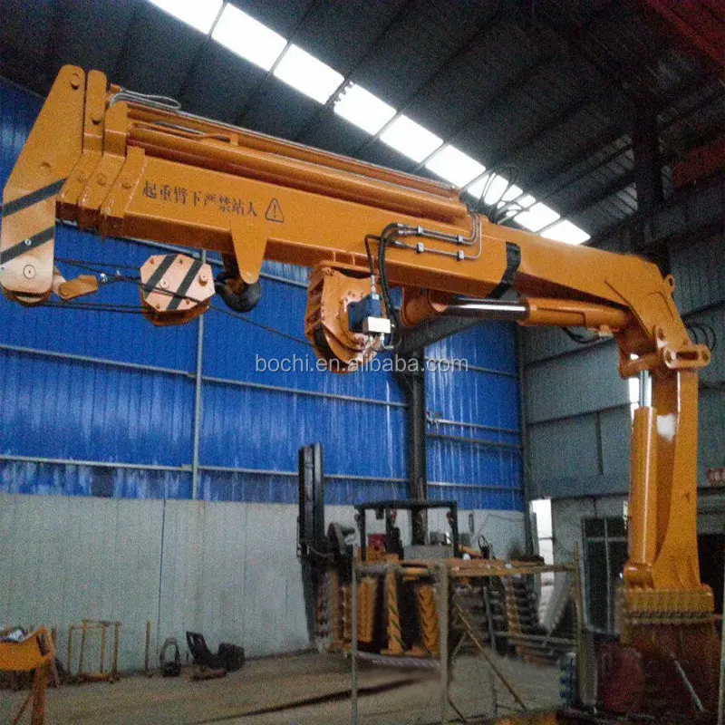 Marine Deck Hydraulic Knuckle Telescopic Boom Crane