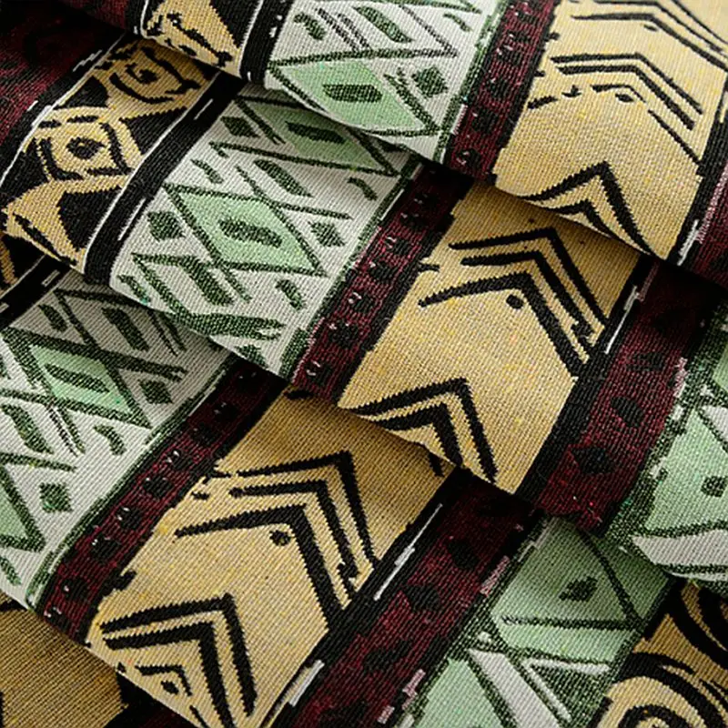 Wholesale polyester linen african wax prints ankara fabric