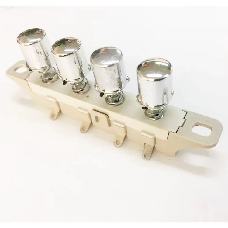 Towei piano switch 4 buttons 1A~120V 1(0.5)A~250V t120 3 speed mechanical keyboard momentary push button switch for kitchen hood