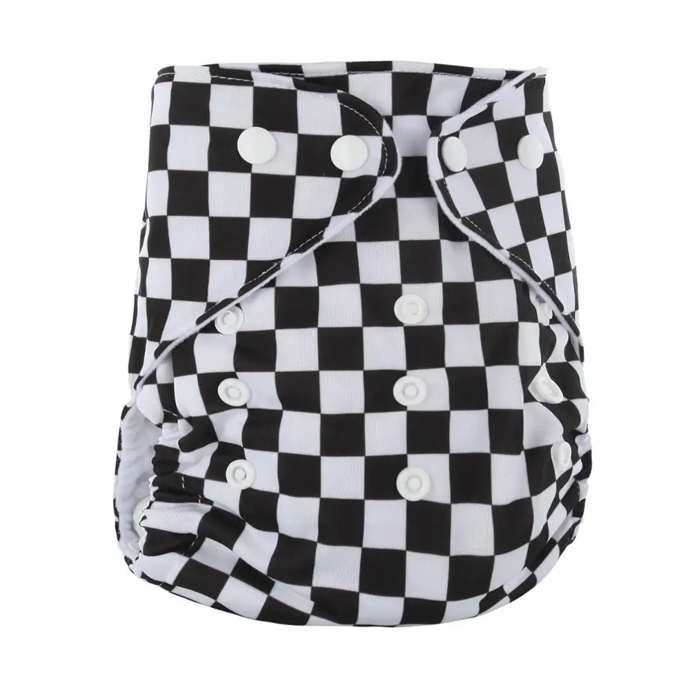 New diapers for babys reusable Single row PUL printed cloth diaper washable china factory prices