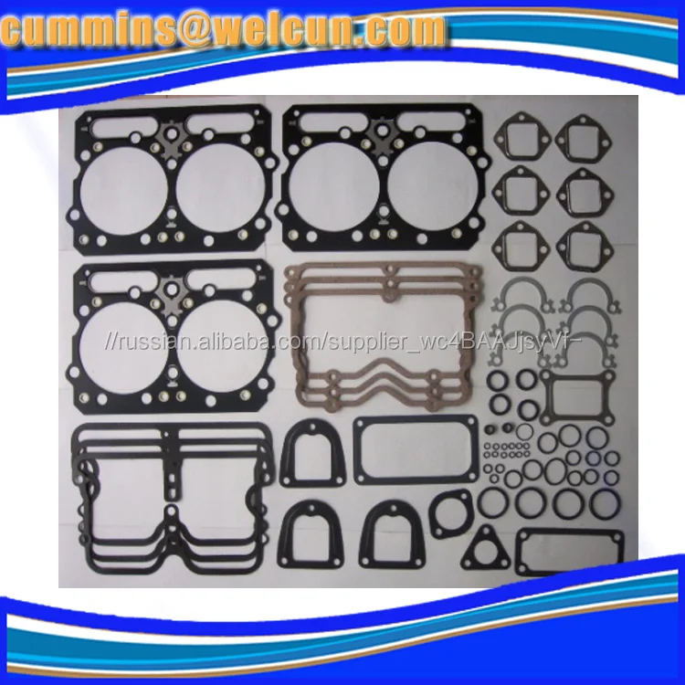 Cummins nt855 части двигателя прокладка комплект 3801330 импортер