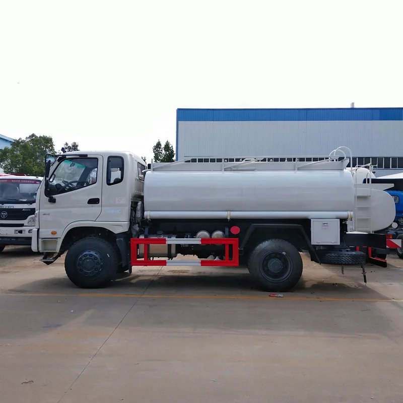 Foton 4x4 diesel truck fuel consumption/ 4x4 mobile fuel dispenser truck