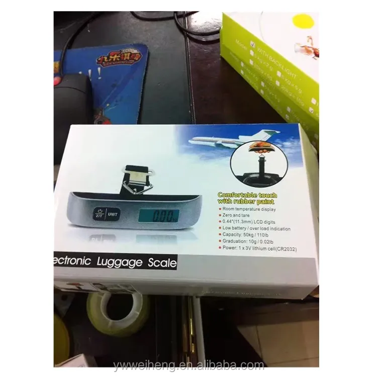 Mini Digital Luggage Scales Hand Held LCD Electronic Scale Electronic Hanging Scale 50kg T-shaped