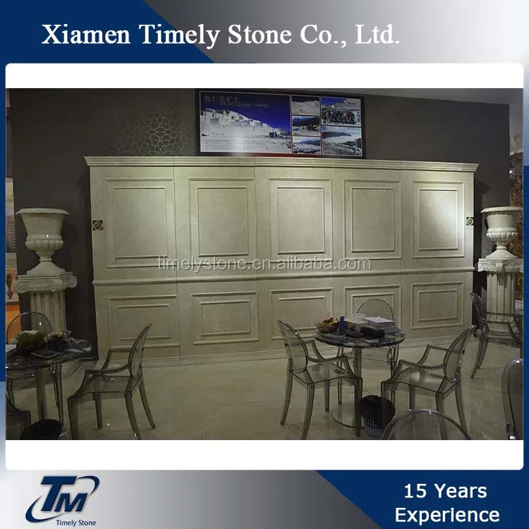 
Natural polished baiyulan cream beige marble tile 