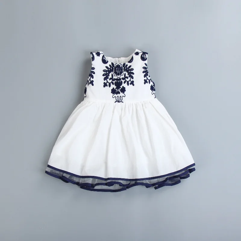 
 Летнее платье принцессы, юбка-баллон, новейшие повседневные платья для маленьких девочек для детей  