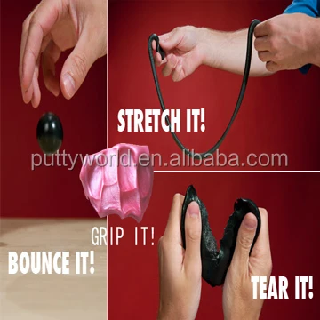 Cute and changeable monster made of silicone bouncing putty toys for kids