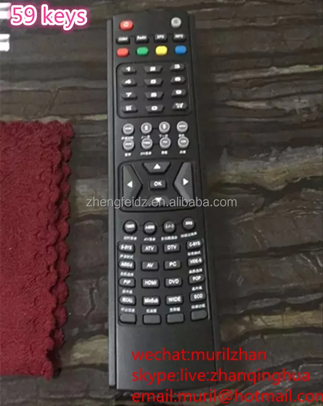 Высокое качество черный 59 Keys дистанционного управления RC-A03 контроллер ZF универсальный ac пульт дистанционного