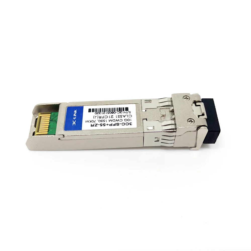 3C-LINK RoHS Compliant 10G SFP+Optical Module CWDM/DWDM 1270-1610nm Duplex LC  Connector 10G SFP Transceiver