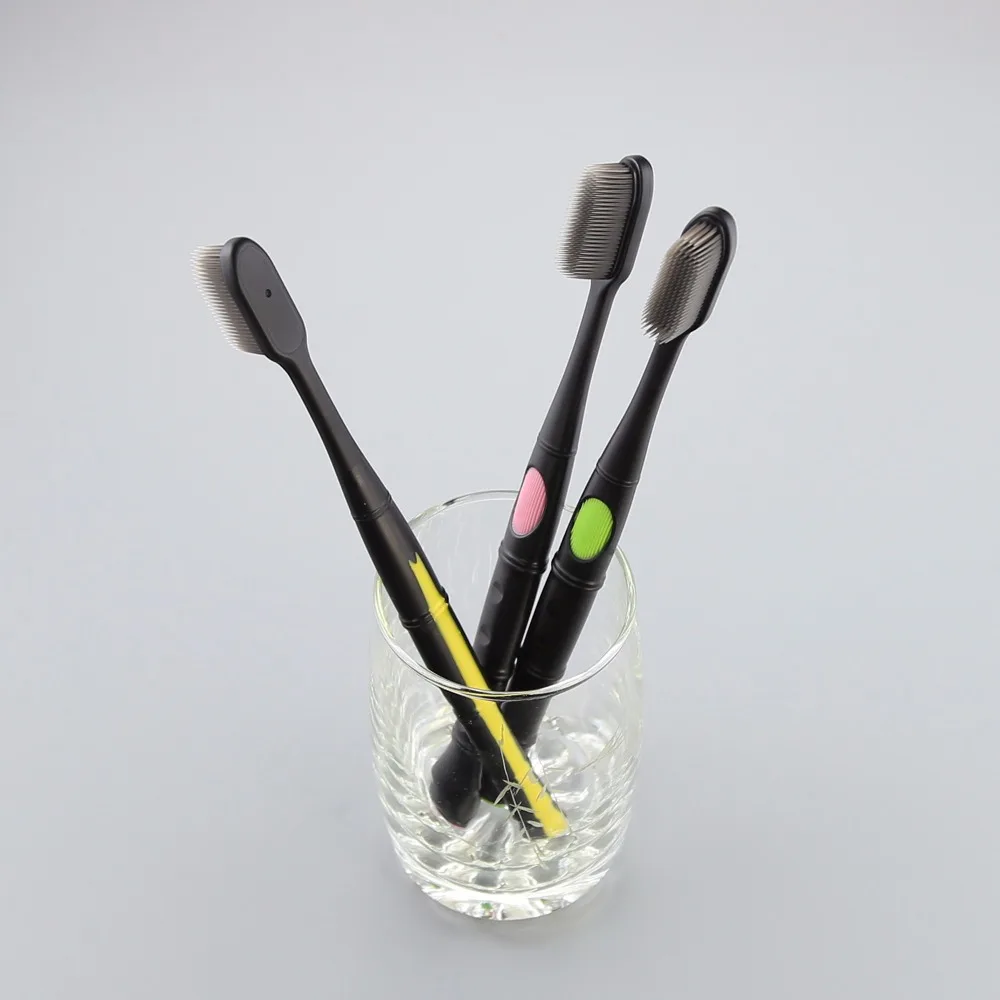 
latest design adult toothbrush with soft nano bristles from yanchen factory 