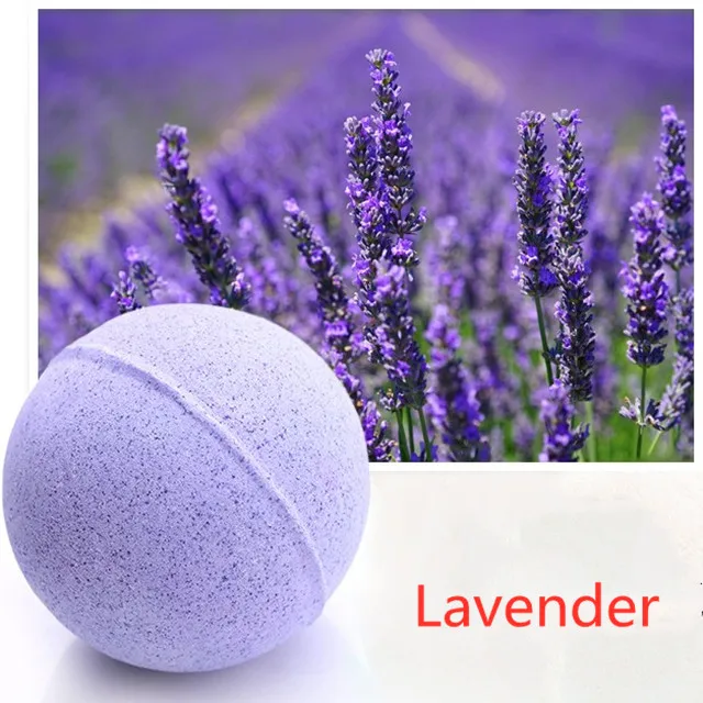 100g Lavender Organic Fizzy Bath Bombs