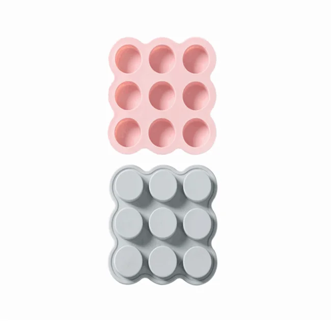 Custom silicone soap molds 9 even silicone soap molds small cylindrical DIY baking dessert mold