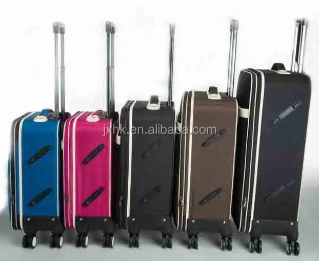 Factory Custom EVA Polyester Oxford Soft Fabric Trolley Luggage Bag Cabin Size 3PCS Travelling Suitcase Set