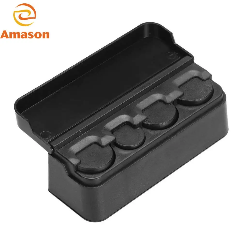 Монетки случай пластиковая коробка для хранения монет, коробка для хранения держатель