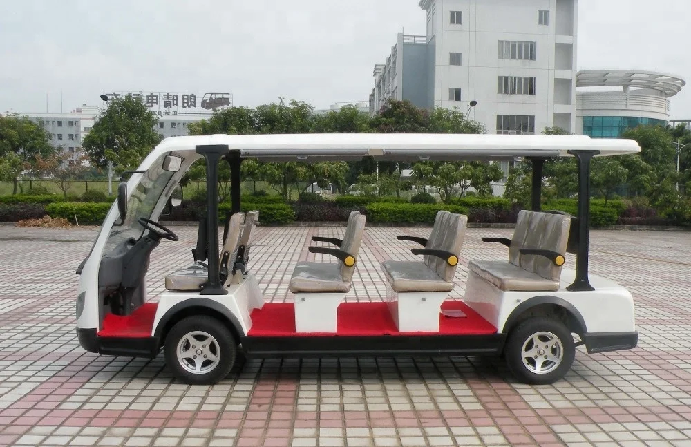 Chinese 4 wheel elegant big power passenger electric shuttle bus