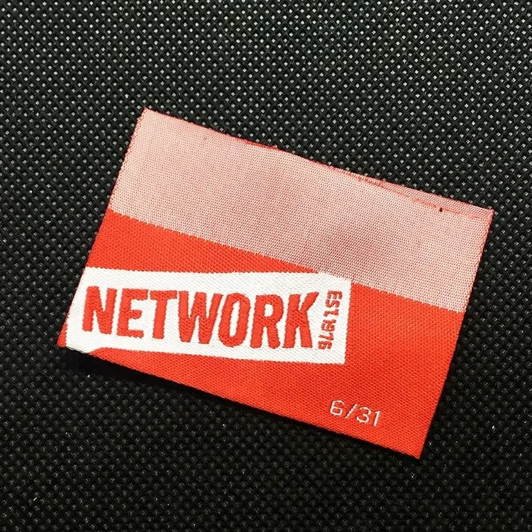 factory fashion Customized sewing labels Shirt Bags garment label tag Woven Labels for clothes