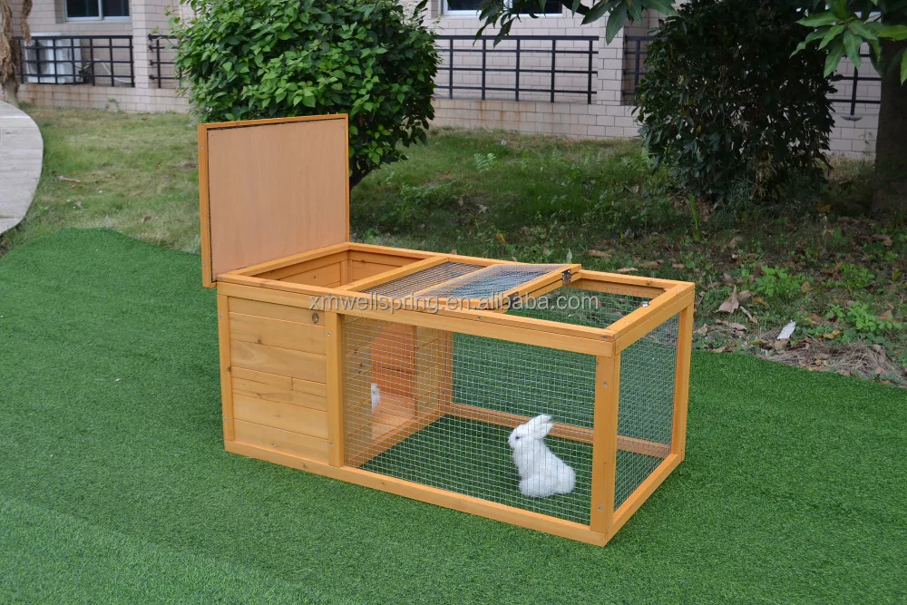 
wooden rabbit cage 