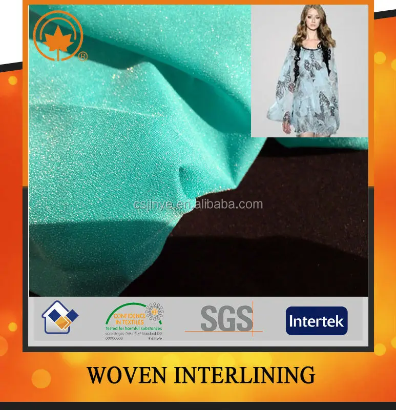 Hot Sell High Quality Woven Colored Fusible Interfacing In China Factory For Garment