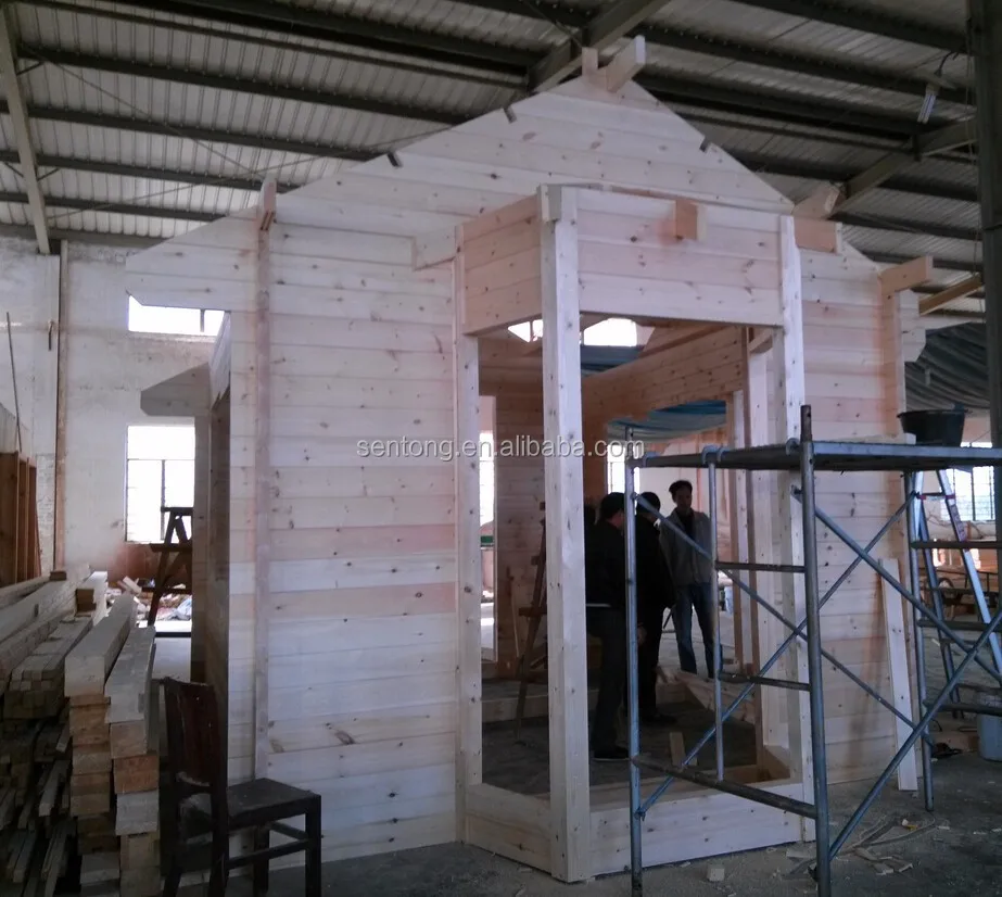 2017 20 M2 Modern Design Prefab Log Cabin Kit for Sale