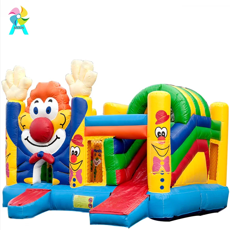 Inflatable Clown Cheap Price Jumping Castle Inflatable Bounce House for Sale Ce Unisex 1 Set Colorful 3 Years 5 X 5x 3.5m 