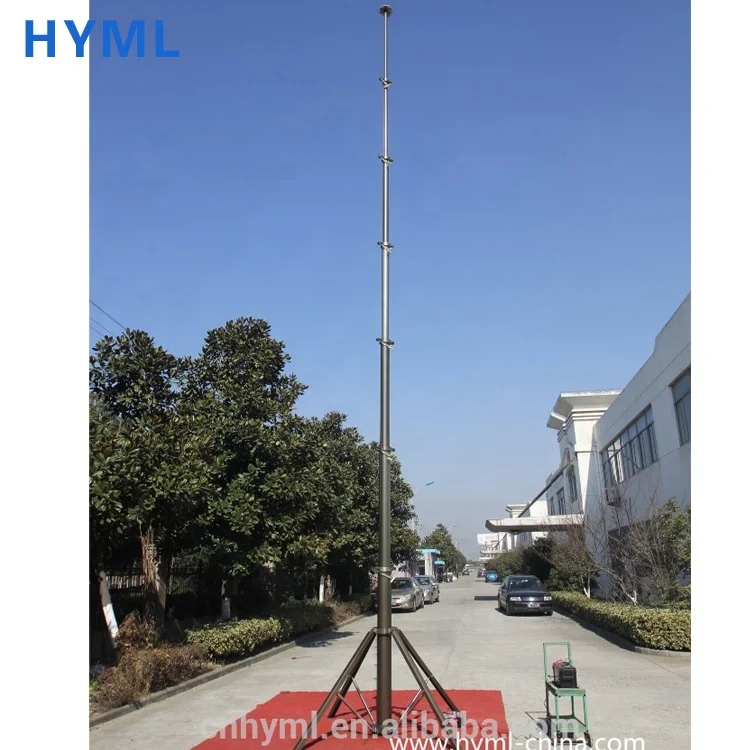 portable telescopic mast pole used in new energy