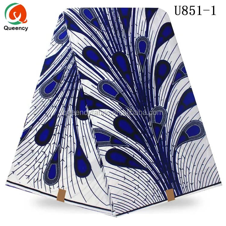 
Queency 6 Yard 2018 Hot Wholesale Africa Print Wax Cotton Ankara Fabric 