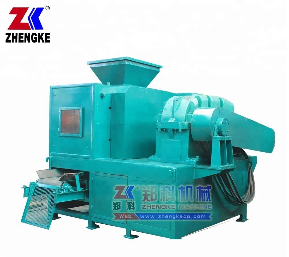 Pillow shape coal charcoal powder briquette making machine