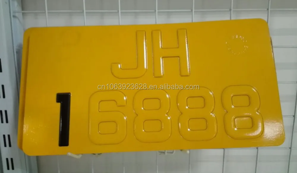 OEM Welcome Reflective Number Plate Aluminum Car License Plate