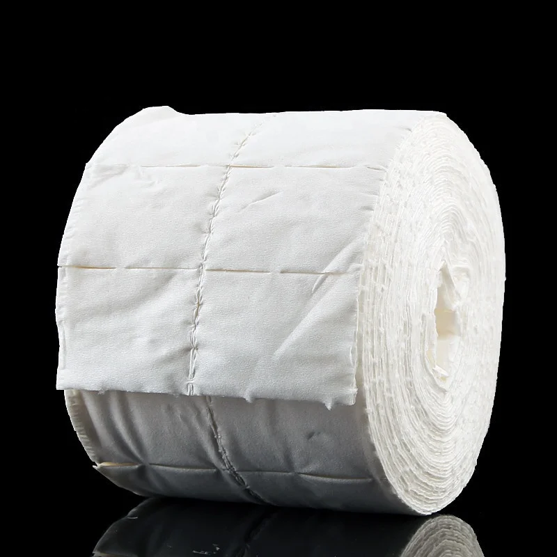 Pinpai Brand 500Pcs/Roll Cotton Wipes Pads Paper Nail Art Soak Off Wraps Polish Remover Cleaner Tool