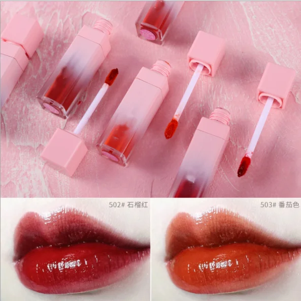 Custom cosmetics Multi-color long lasting OEM  lip gloss waterproof vegan metallic private label glossy  liquid lip tint