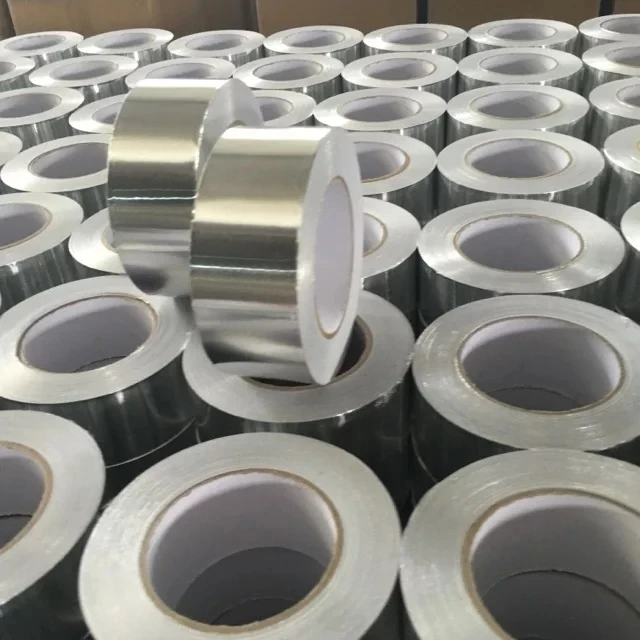 aluminum foil fiber glass tape silicone adhesive without liner