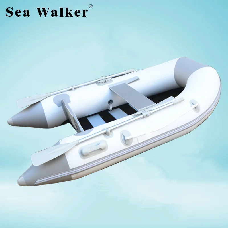 Seawalker Hot Selling 2.3M Inflatable Fishing Boat PVC Material Rowing Boat With Air Slatted Floor Sports Raft With CE