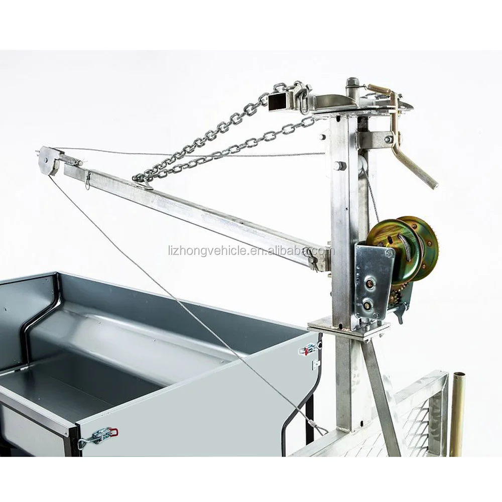 China wholesale atv tow timber trailer with crane hydraulic log,atv trailer farm,atv trailer timber