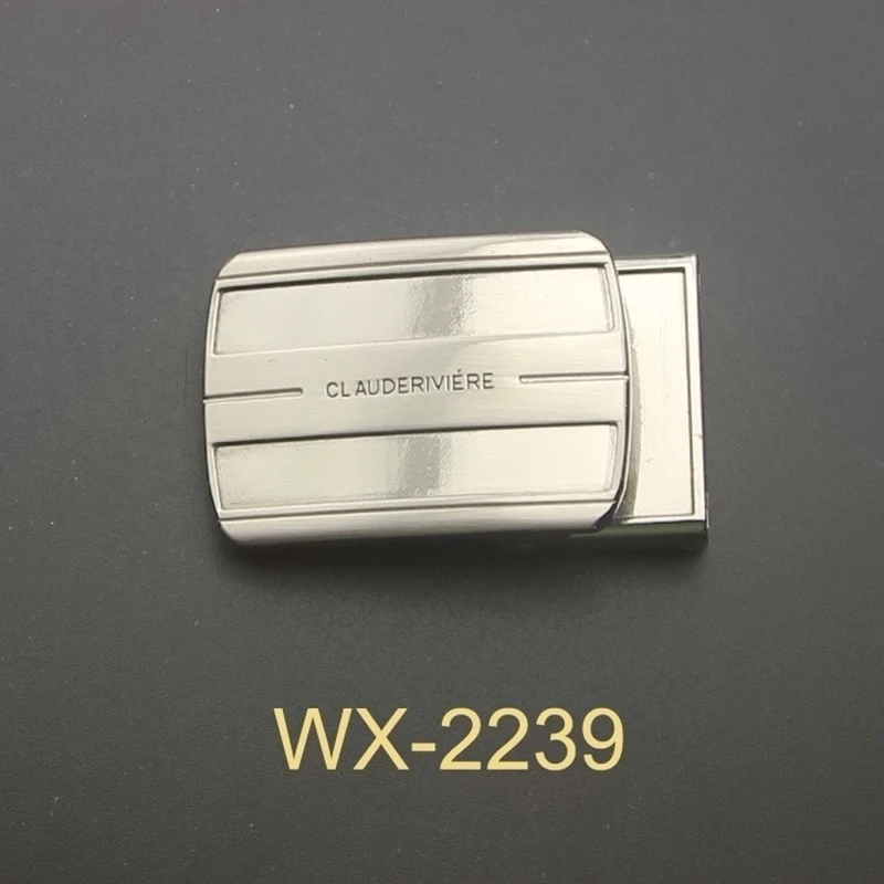 high quality cowboy style titanium custom metal automatic mens mens clip buckle belt