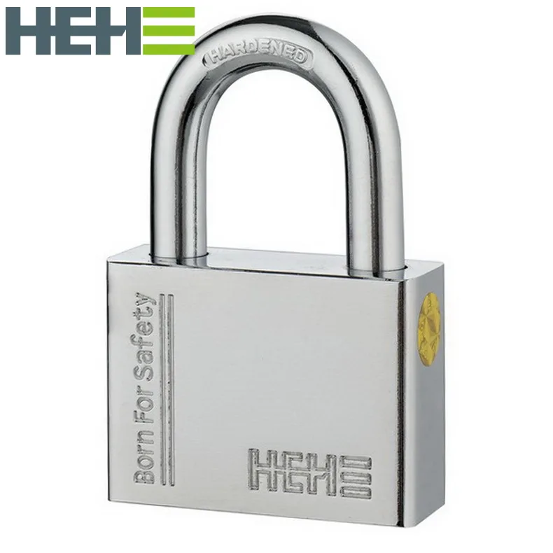  Никель/титан/латунь/Хромированный железный замок квадратной формы с лопастным ключом