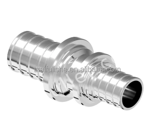 S3.2 brass pipe fittings for Ruhau pipe CW602N Nickel plated Sliding fittings for pex pipe