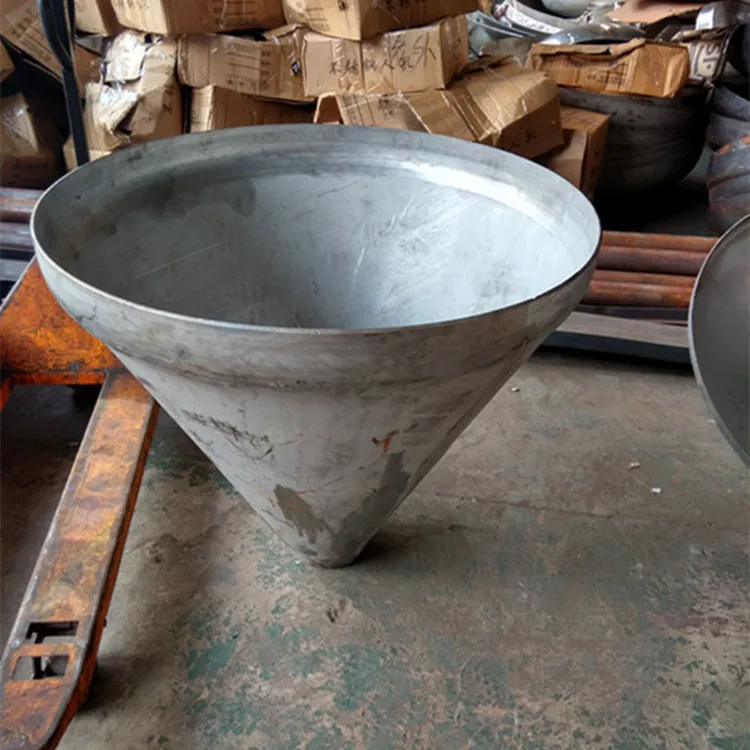 High quality conical dished head , steel cone, conical steel tube