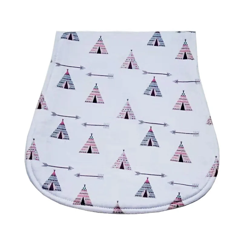 
Factory wholesale new design soft waterproof organic cotton Baby burp and bibs cloth 