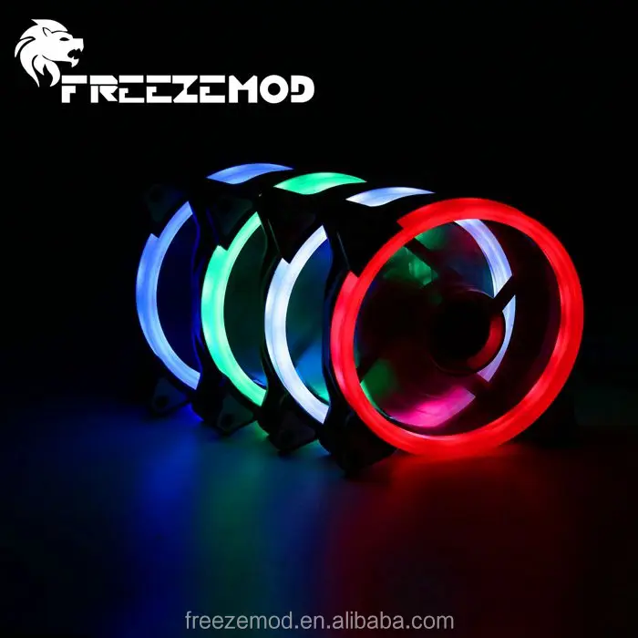 12V DC 120mm led case fan pc cooler. FAN-L19