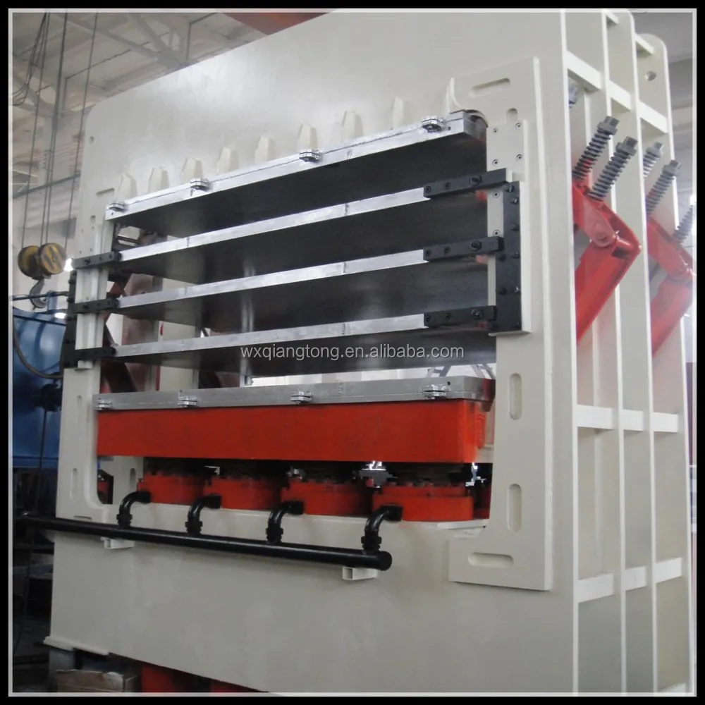 Дверь кожи производственная линия / деревянная дверь делая машину / меламин дверь кожи машина давления жары