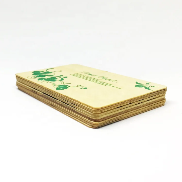Wooden RFID hotel key card