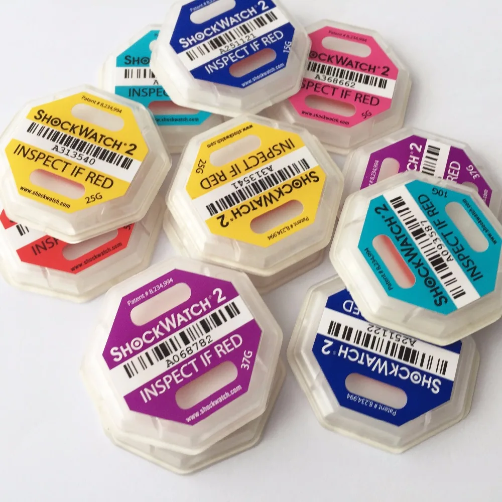 15G Shockwatch 2 Impact Labels Protect Your Cargo Cabinets