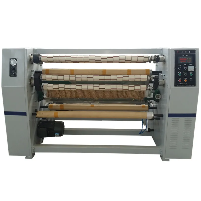 Adhesive BOPP cello Tape Machine Packaging Tape Slitting Machine