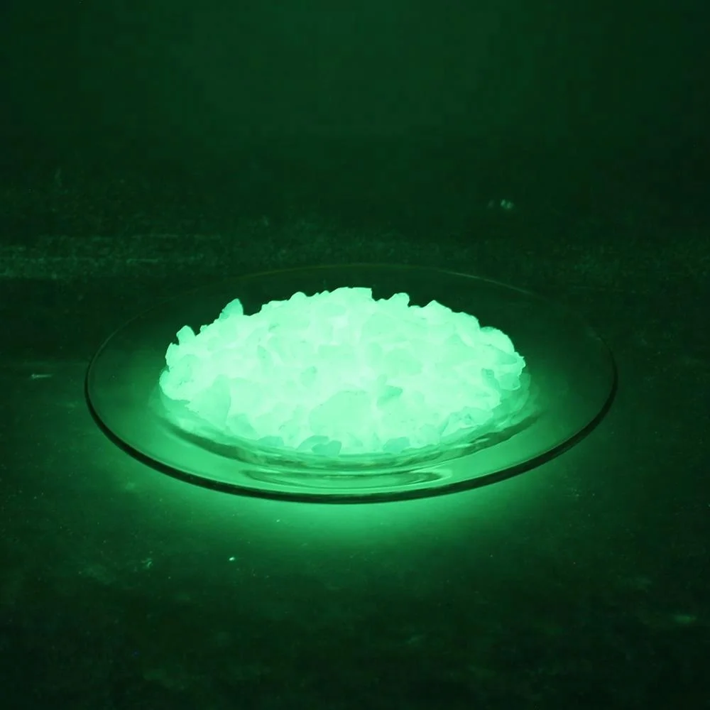 synthetic resin glow in the dark stones glow in the dark sand / luminous stones for paving and decoration