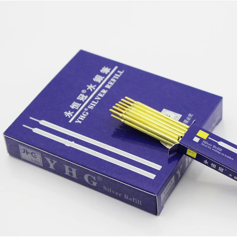 Custom Metal tube Silver Pen Fabric Leather Markers Textile Ink Pens Idea for Patchwork for marking shoeing industry