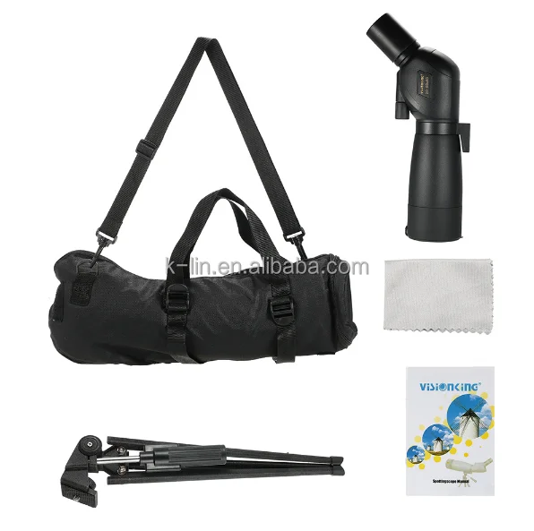 Visionking 20-60x60 Waterproof Spotting Scope Zoom Bak4 Spotting Scope For Birdwatching Hunting Monocular Telescope W/Tripod