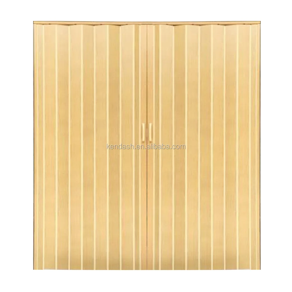 Accordion Folding Door 6mm thickness plastic bathroom folding door