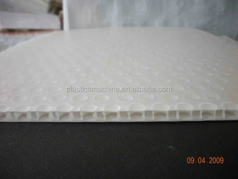 Plastic honeycomb sheet machinery, PP cellular board making equipment