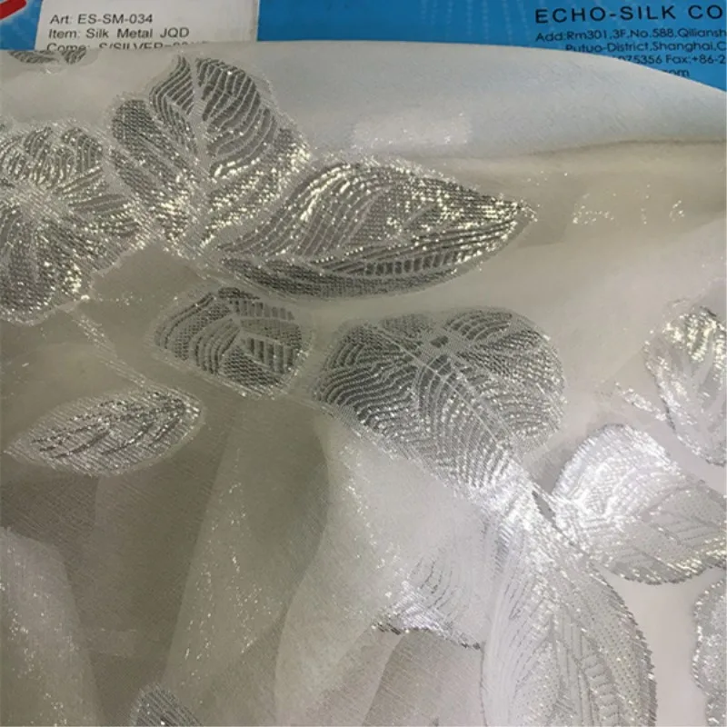 chinese silk metallic brocade fabric