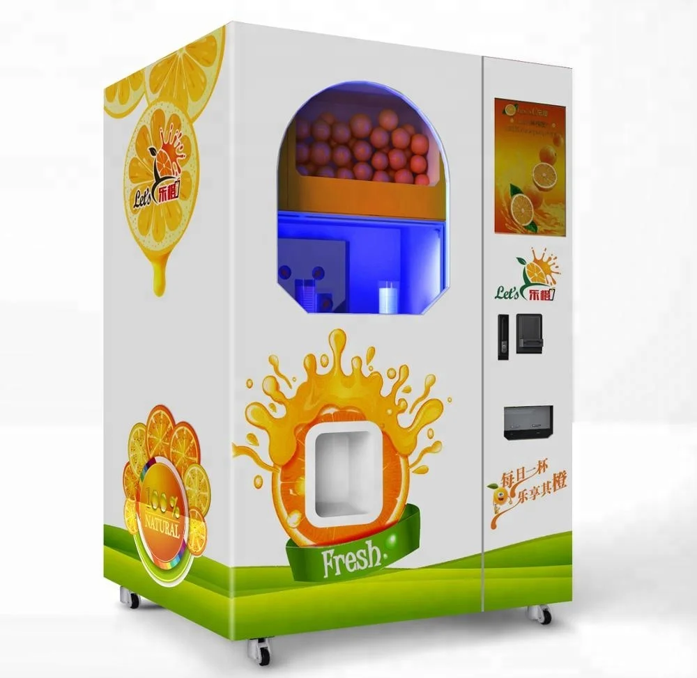 TREMENDA fresh orange juice vending machine winning most customers