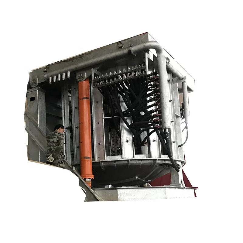 Hot Sell SEMC Brand 10 ton capacity iron steel induction melting furnace